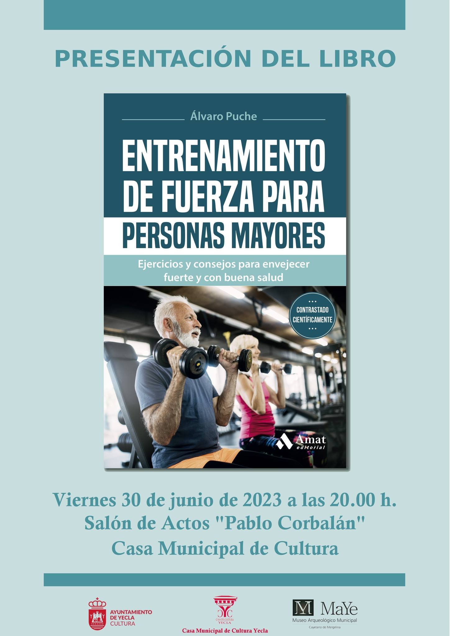Presentación del libro «Entrenamiento de fuerza para personas mayores»