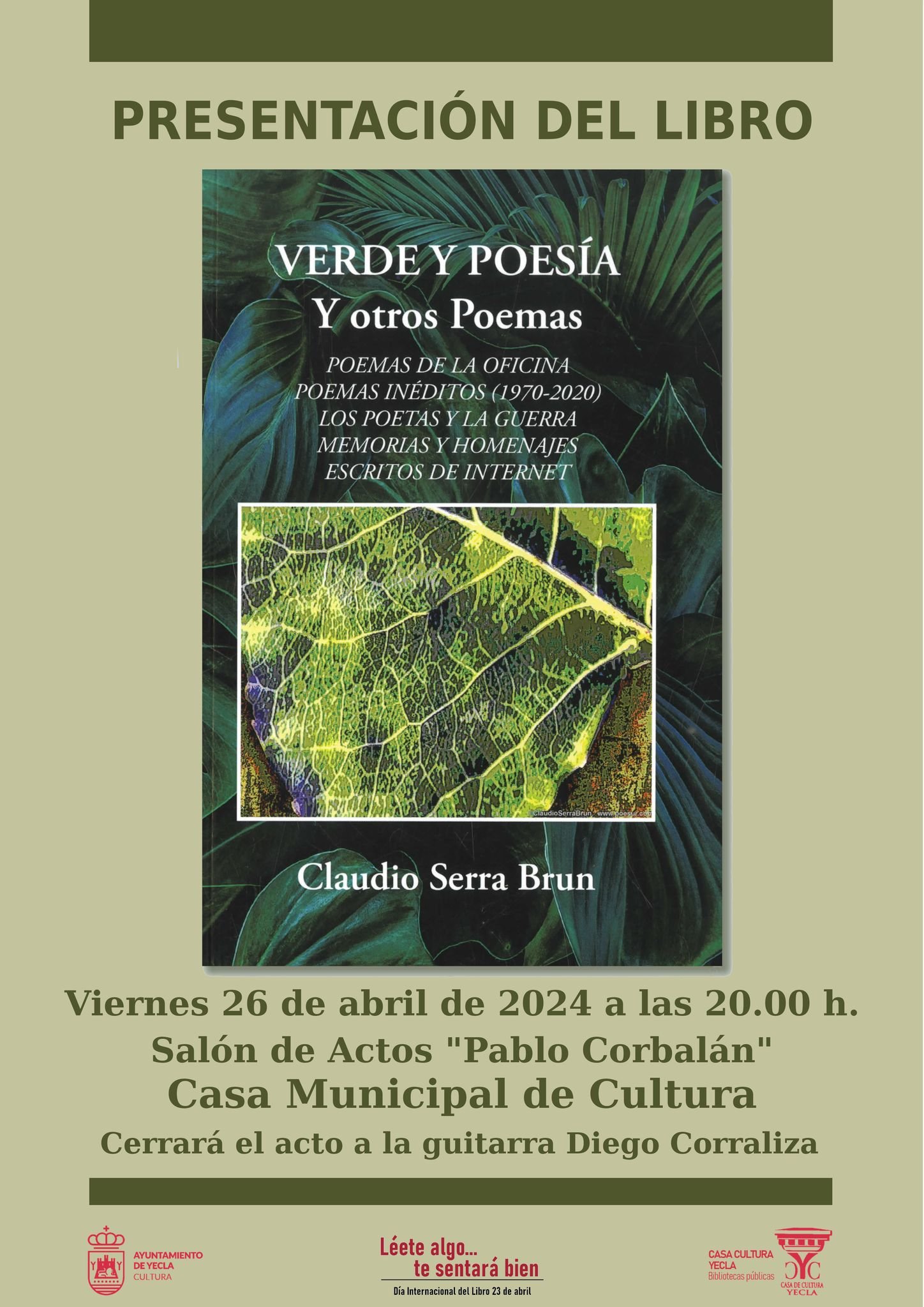 Presentación de libro «Verde y poesía»
