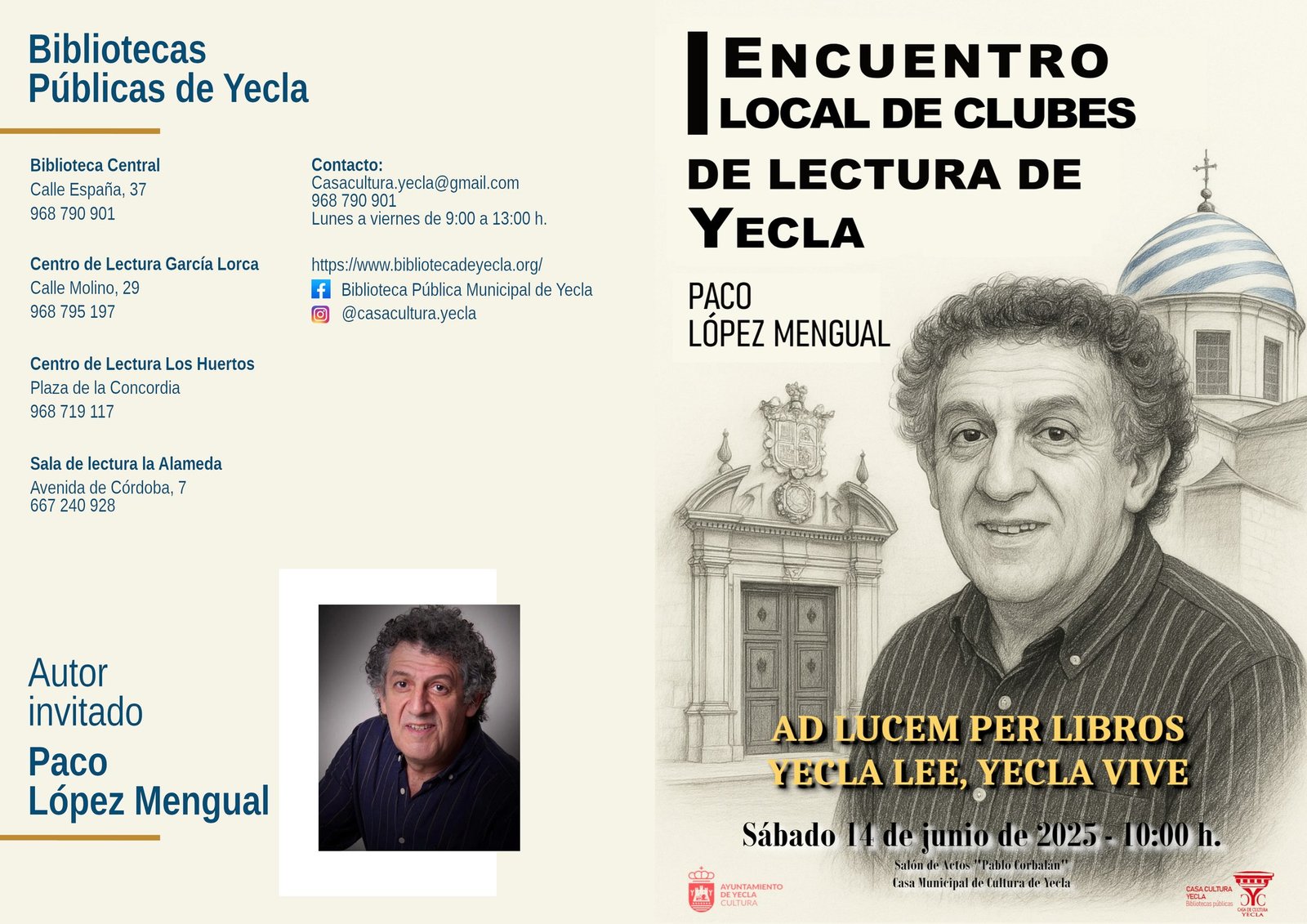 I Encuentro local de clubes de lectura de Yecla