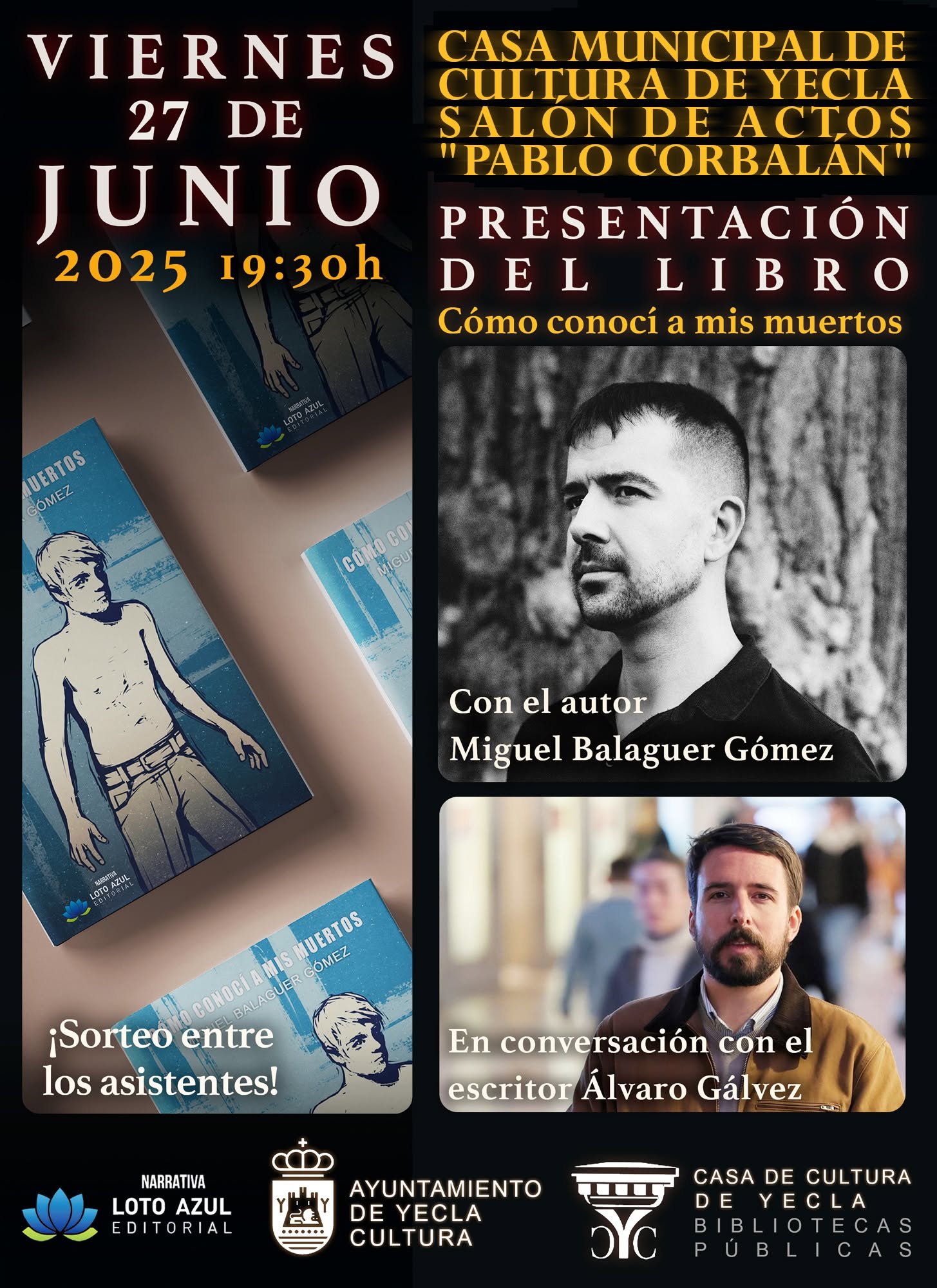 Presentación de libro «Como conocí a mis muertos»